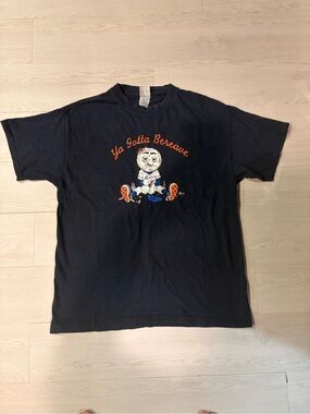 Mens black Ya Gotta Bereave' Graphic T-Shirt